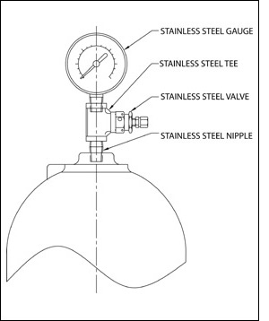 BLACOH V-Model Series Dampener Drawing