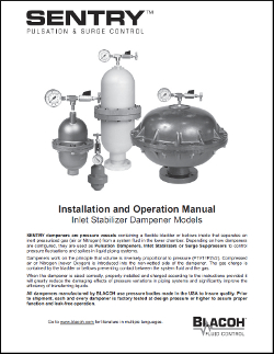 SENTRY Inlet Stabilizer ("J" Model) Manual