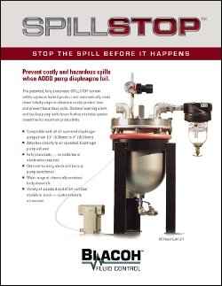 SPILLSTOP Leak Containment System Flyer